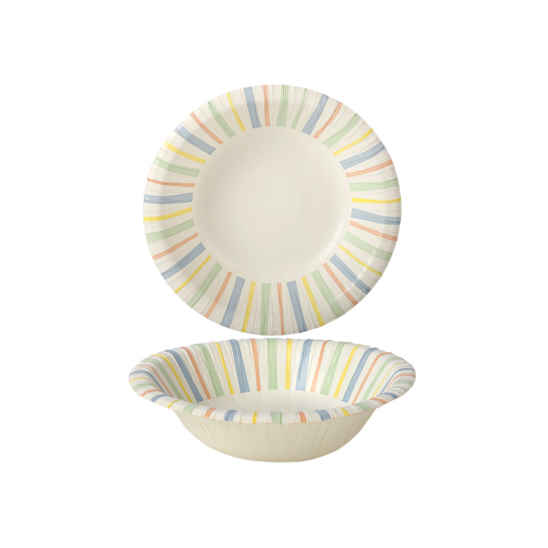 时尚印花装饰纸碗